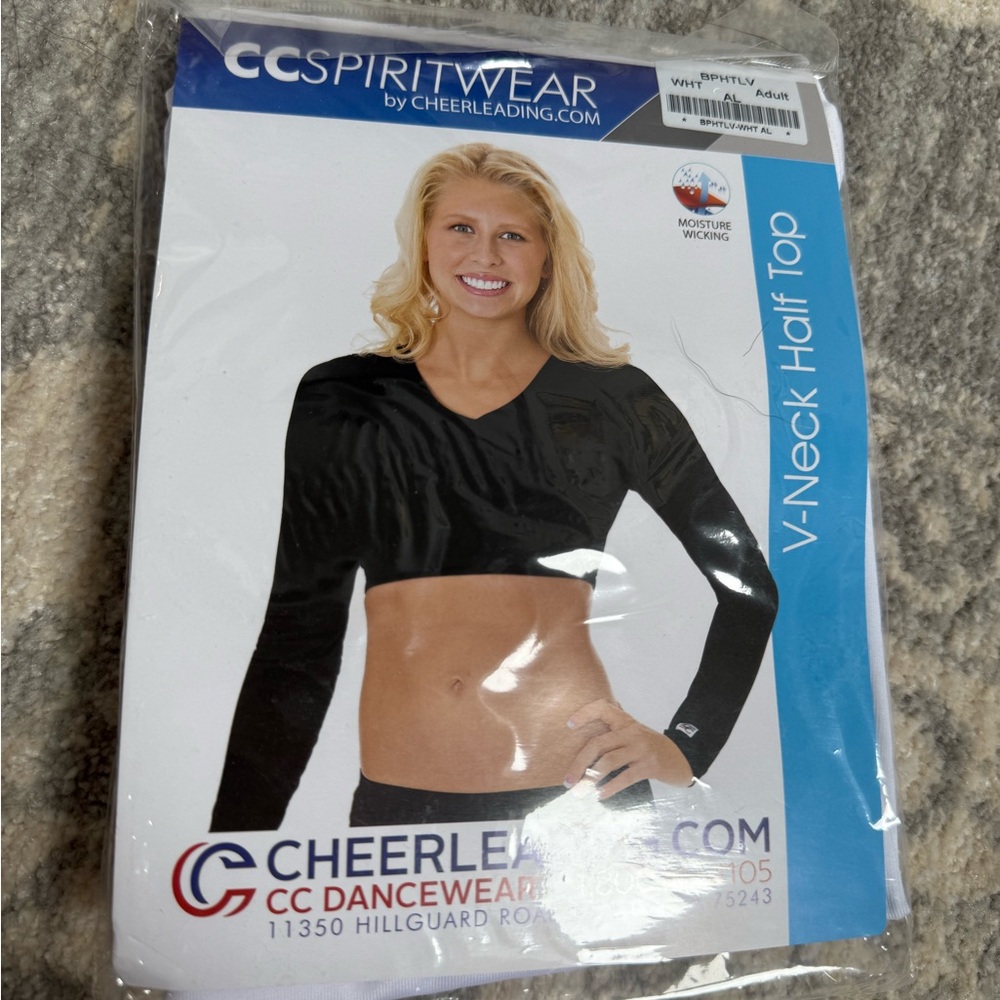 White Cheer top!